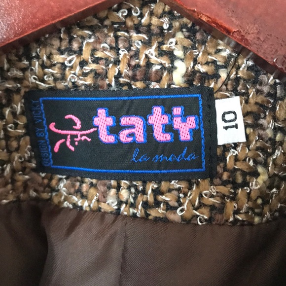 Button Front Tweed Jacket - Picture 6 of 6